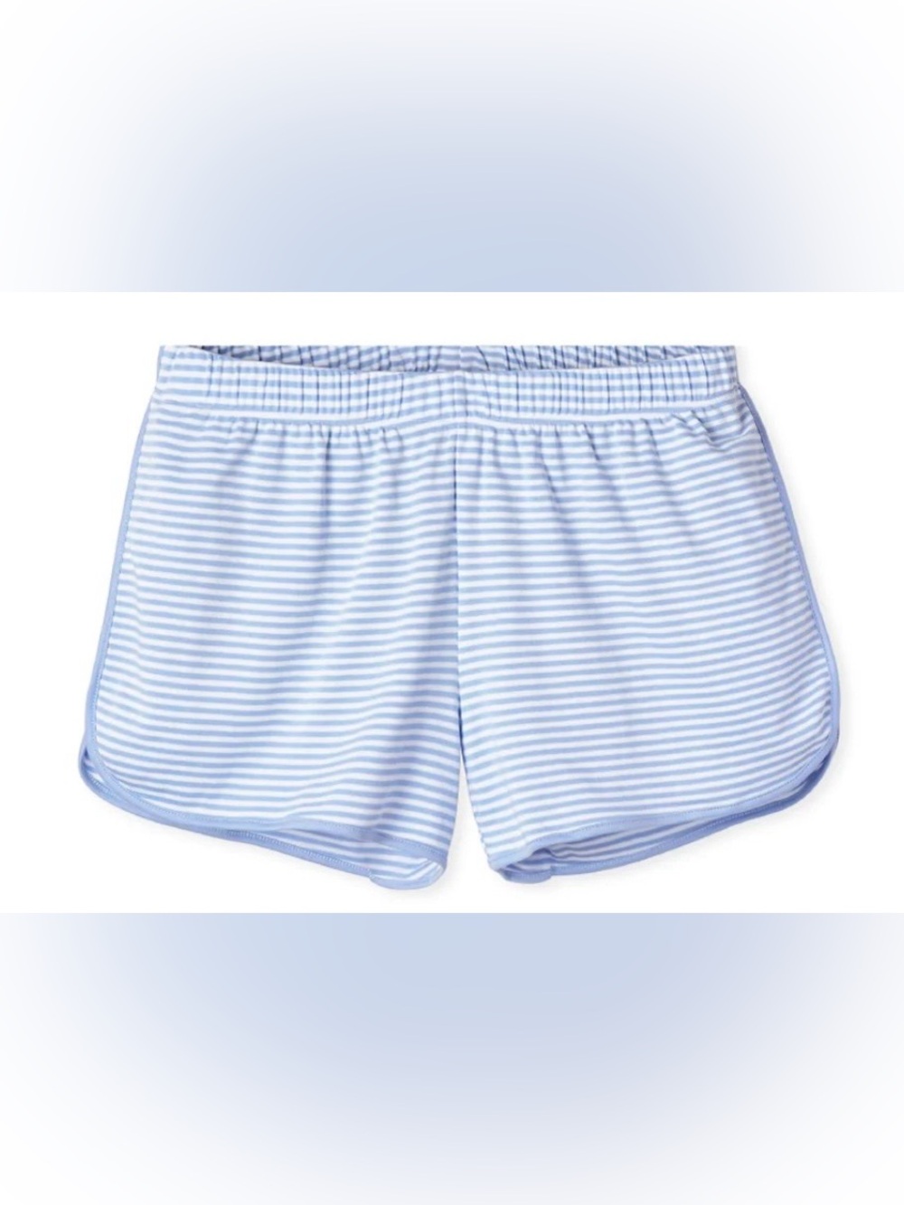 LAKE CloudPima Cotton Blue White Stripe Pajama Lounge Shorts S